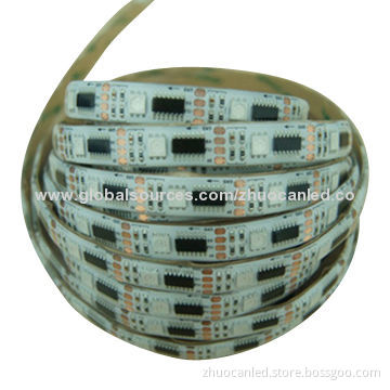LED flexible strip, ws2801, SMD5050, waterproof